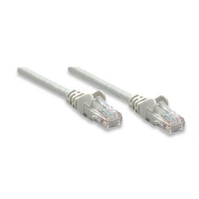 INTELLINET 319768 Intellinet Patch kabel Cat5e CCA U/UTP PVC 3m šedý -100% měď