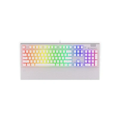Endorfy herní klávesnice Omnis OWH Pudd.Kailh BL RGB / USB / blue switch / drátová /mechanická/US layout/bílá RGB, EY5A034