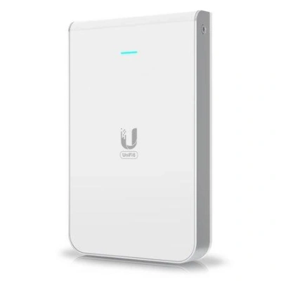 Ubiquiti UniFi 6 In-Wall - Wi-Fi 6 AP, 2.4/5GHz, až 5.3Gbps, 5x Gbit RJ45, PoE 802.3af/at (bez PoE injektoru), U6-IW