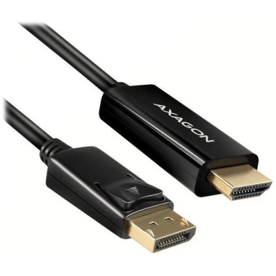AXAGON adaptér z DisplayPort na HDMI verze 1.4 / RVD-HI14C2 / 4k/30Hz / 1,8m, RVD-HI14C2