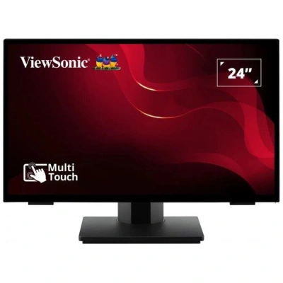 ViewSonic TD2465 / 24"/ Touch/ VA / 16:9/ 1920x1080/ 7ms/ 250cd/m2/ DP/ HDMI/ VGA/ USB/ Repro, TD2465