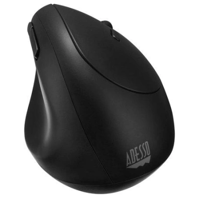 Adesso iMouse V10 mini/ bezdrátová myš 2,4GHz/ vertikální ergonomická/ optická/ 800/1200/1600 DPI/ USB/ černá, iMouse V10