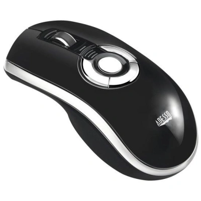 Adesso iMouse P20 Elite/ bezdrátová air myš 2,4GHz/ laser + gyroskopický snímač/ nabíjatelná/ USB/ černá, iMouse P20