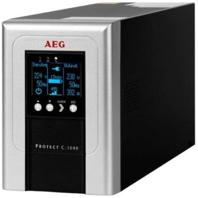 AEG UPS Protect C. 1000/ 1000VA/ 900W/ 230V/ Online UPS, 6000021234