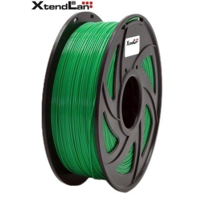 XtendLAN PLA filament 1,75mm průhledný zelený 1kg, 3DF-PLA1.75-TGN 1kg