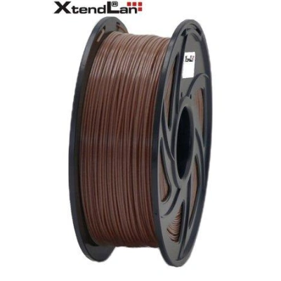 XtendLAN PLA filament 1,75mm hnědý 1kg, 3DF-PLA1.75-BN 1kg