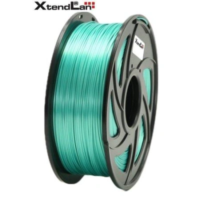 XtendLAN PLA filament 1,75mm lesklý zelený 1kg, 3DF-PLA1.75-SGN 1kg