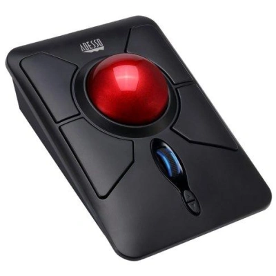 Adesso iMouse T50/ bezdrátová trackball myš 2,4GHz/ 2,0" trackball/ programovatelná/ optická/ 400-4800DPI/ USB/ černá, iMouse T50