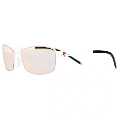 AROZZI herní brýle VISIONE VX-400 White/ bíločerné obroučky/ jantarová skla, VX400-1