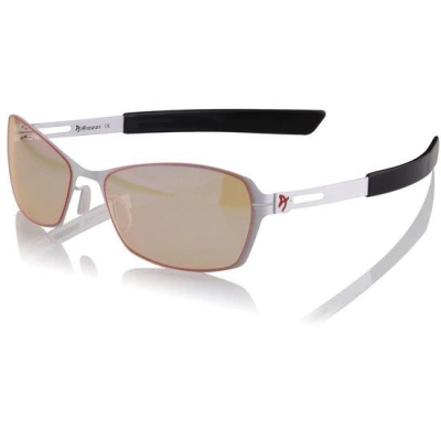 AROZZI herní brýle VISIONE VX-500 White/ bíločerné obroučky/ jantarová skla, VX500-1