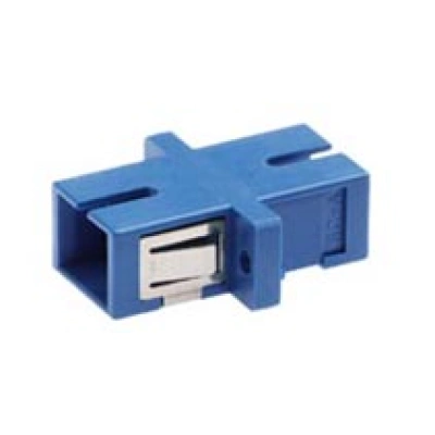 XtendLan SC-SC simplex adapter SM, modrý, do optických rozvaděčů, ADR-SCS2SCS-SM