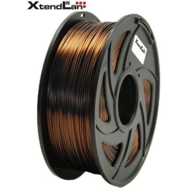 XtendLAN PETG filament 1,75mm měděné barvy 1kg, 3DF-PETG1.75-CR 1kg