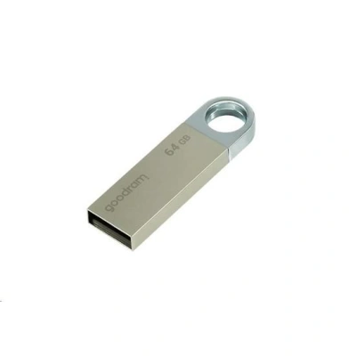 GOODRAM Flash Disk UUN2 64GB USB 2.0 stříbrná, UUN2-0640S0R11