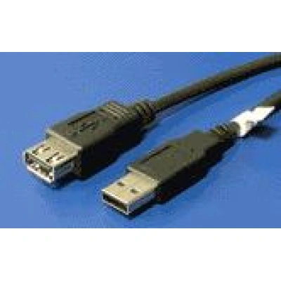 KABEL USB A-A prodlužovací 3.0m 2.0 480Mb/s - černý  High Quality