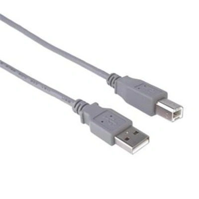 KABEL USB A-B 2.0m 2.0 480Mb/s - šedý High Quality