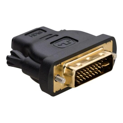 Akyga adaptér DVI-M 24+5/HDMI-F/Duplex/cerná