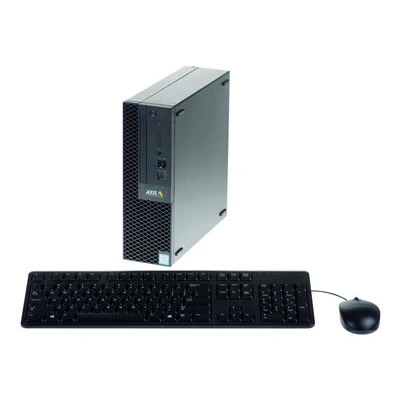 AXIS Camera Station S9002 MkII Desktop Terminal - Věž - Core i5 8400 / 2.8 GHz - RAM 8 GB - SSD 128 GB - Quadro P600 - GigE - Windows 10 Enterprise - monitor: žádný - klávesnice: britská, 01619-001