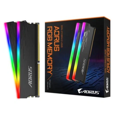 DIMM DDR4 16GB 3733MHz (2x8GB kit) GIGABYTE AORUS RGB MEMORY, GP-ARS16G37