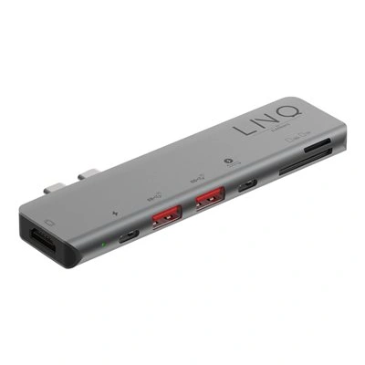LINQ Pro - Dokovací stanice - USB-C / Thunderbolt 3 x 2 - HDMI - pro Apple MacBook Air (Mid 2022, počátek 2020); MacBook Pro, LQ48012