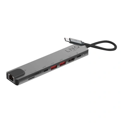 LINQ Pro - Dokovací stanice - pro chytrý telefon, tablet, notebook, monitor - USB-C / Thunderbolt 4 - HDMI - GigE, LQ48010
