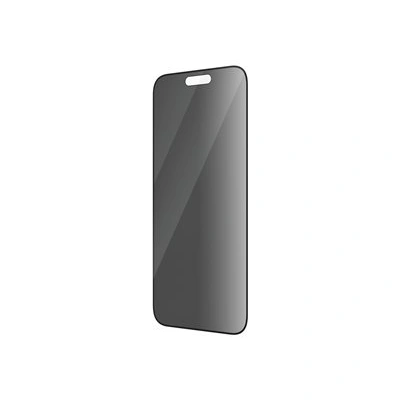 PanzerGlass - Ochrana obrazovky pro mobilní telefon - ultra široký tvar - sklo - s bezpečnostním filtrem - barva rámu černá - pro Apple iPhone 14 Pro Max, P2786