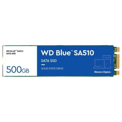 WD SSD BLUE SA510 500GB / WDS500G3B0B / M.2 SATA III / Interní / 2280, WDS500G3B0B