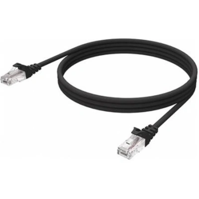 Vision - Síťový kabel - RJ-45 (M) do RJ-45 (M) - 2 m - UTP - CAT 6 - bootovaný, licna - černá