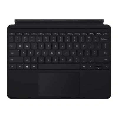 Microsoft Surface Go Type Cover - Klávesnice - s trackpad, akcelerometr - podsvícená - anglická - černá - komerční - pro Surface Go, Go 2, KCN-00029