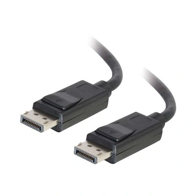 C2G 3ft 8K DisplayPort Cable with Latches - M/M - Kabel DisplayPort - DisplayPort (M) do DisplayPort (M) - 91.4 cm - opatřený západkou - černá