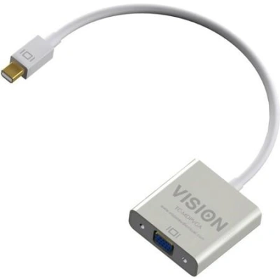 Vision Techconnect - Video adaptér - Mini DisplayPort (M) do HD-15 (VGA) (F) - 22 cm - bílá
