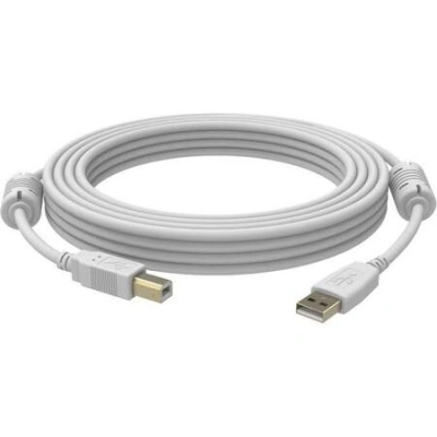 Vision Techconnect - Kabel USB - USB typ B (M) do USB (M) - USB 2.0 - 1 m - bílá