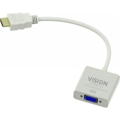 Vision Techconnect - Nástroj pro převod videa - HDMI - VGA - bílá