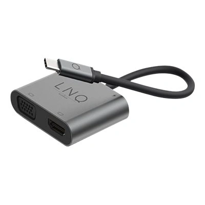 LINQ LQ48001 - Dokovací stanice - USB-C 3.1 / Thunderbolt 3 - VGA, HDMI