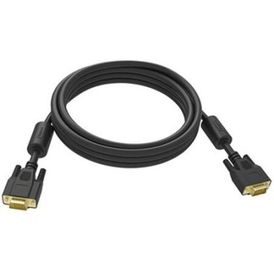 Vision Professional - Kabel VGA - HD-15 (VGA) (M) do HD-15 (VGA) (M) - 10 m - křídlové šrouby - černá