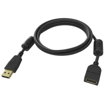 Vision Professional - Prodlužovací šňůra USB - USB (M) do USB (F) - USB 2.0 - 5 m - aktivní inline booster - černá
