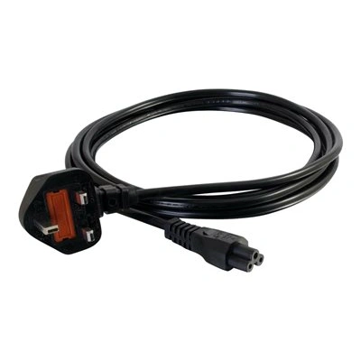 C2G Laptop Power Cord - Elektrický kabel - IEC 60320 C5 do BS 1363 (M) - AC 250 V - 2 m - lisovaný - černá - Velká Británie