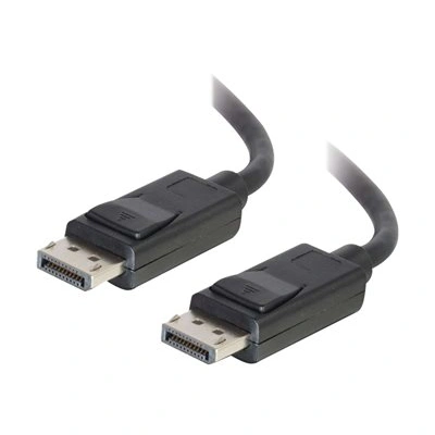 C2G 10ft 8K DisplayPort Cable with Latches - M/M - Kabel DisplayPort - DisplayPort (M) do DisplayPort (M) - 3.05 m - opatřený západkou - černá