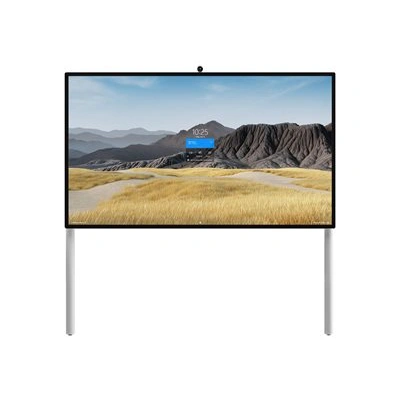 Steelcase Roam Collection - Držák - pro interaktivní tabule - artic white, Microsoft gray - velikost obrazovky: 85" - montáž na stěnu, na podlahu - pro Microsoft Surface Hub 2S 85", STPM2FLRMT85