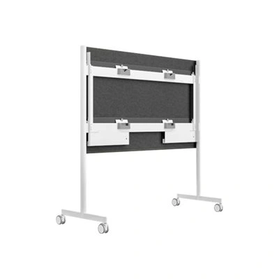 Steelcase Roam Collection - Vozík - pro interaktivní tabule - artic white, Microsoft gray - velikost obrazovky: 85" - pro Microsoft Surface Hub 2S 85", STPM2CART85