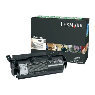 Lexmark - Vysoká výtěžnost - černá - originální - kazeta s barvivem LCCP, LRP - pro Lexmark T650dn, T650dtn, T650n, T652dn, T652dtn, T652n, T654dn, T654dtn, T654n, T656dne, T650H11E
