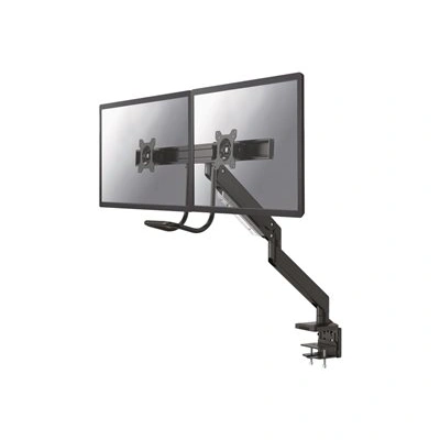 Neomounts by Newstar Select NM-D775DX - Montážní sada - full-motion - pro 2 LCD displeje - černá - velikost obrazovky: 10"-32" - upevnění svorkou, průchodka, upevnitelné na stůl, NM-D775DXBLACK