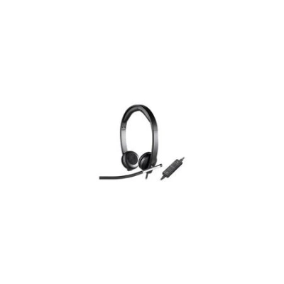 LOGITECH Headset H650e Stereo/ drátová sluchátka + mikrofon/ USB/ černá