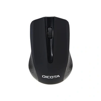 DICOTA Comfort - Myš - laser - bezdrátový - bezdrátový přijímač USB - černá, D31659