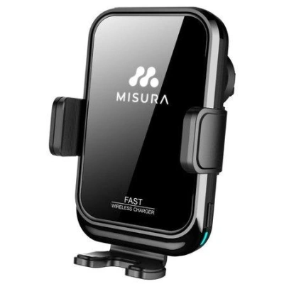 MISURA držák mobilu do auta s bezdrátovým nabíjením MA04 černý
