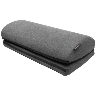 AROZZI Foot Rest Soft Fabric Dark Grey/ ergonomický polštář pod nohy/ tmavě šedý, AZ-FOOTREST-SFB-DG