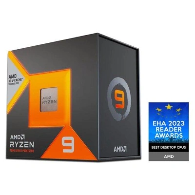 AMD Ryzen 9 7950X3D / LGA AM5 / max. 5,7GHz / 16C/32T / 144MB / 120W TDP / BOX bez chladiče, 100-100000908WOF