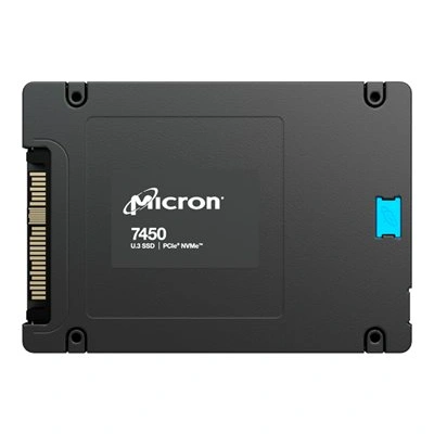 Micron 7450 PRO - SSD - technologie Enterprise, Read Intensive - 3840 GB - interní - 2.5" - U.3 PCIe 4.0 x4 (NVMe) - kompatibilní s TAA, MTFDKCB3T8TFR-1BC1ZABYYR