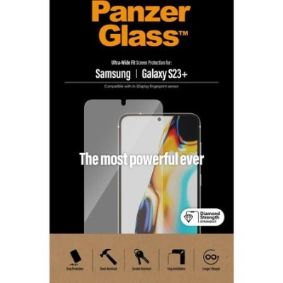 PanzerGlass - Ochrana obrazovky pro mobilní telefon - sklo - pro Samsung Galaxy S23+