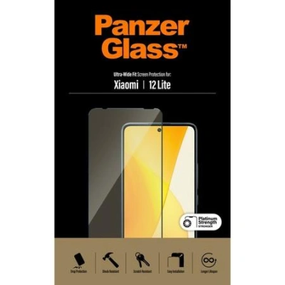 PanzerGlass - Ochrana obrazovky pro mobilní telefon - ultra široký tvar - sklo - barva rámu černá - pro Xiaomi 12 Lite