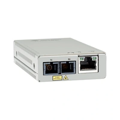 Allied Telesis AT MMC200LX/SC - Konvertor médií s optickými vlákny - 100Mb LAN - 10Base-T, 100Base-TX, 100Base-LX, 100Base-SC - RJ-45 / LX/SC single-mode - až 15 km - 1310 nm - kompatibilní s TAA, AT-MMC200LX/SC-960